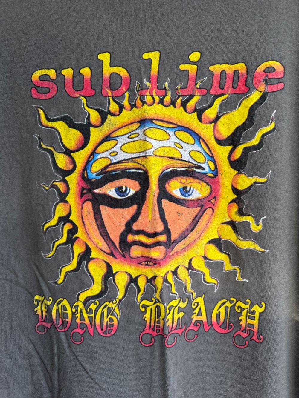 SUBLIME LONG BEACH T SHIRT GRAY MENS SIZE 3XL XXXL 3X